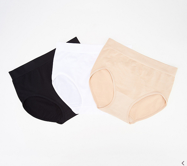 Breezies Seamless Brief Panties Set of 3-Basic-Medium-NEW-A301422