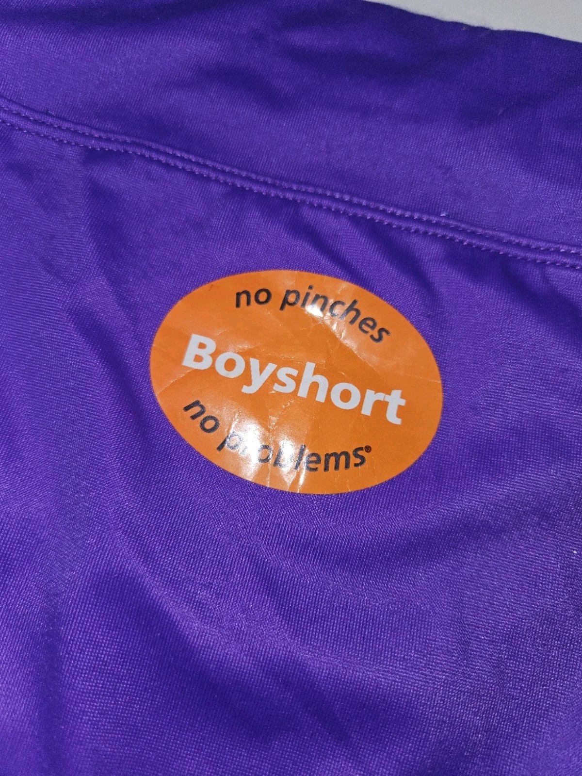 Warner’s No Pinching No Problems Boyshort Panties Purple Size Large 7 NWT 5438