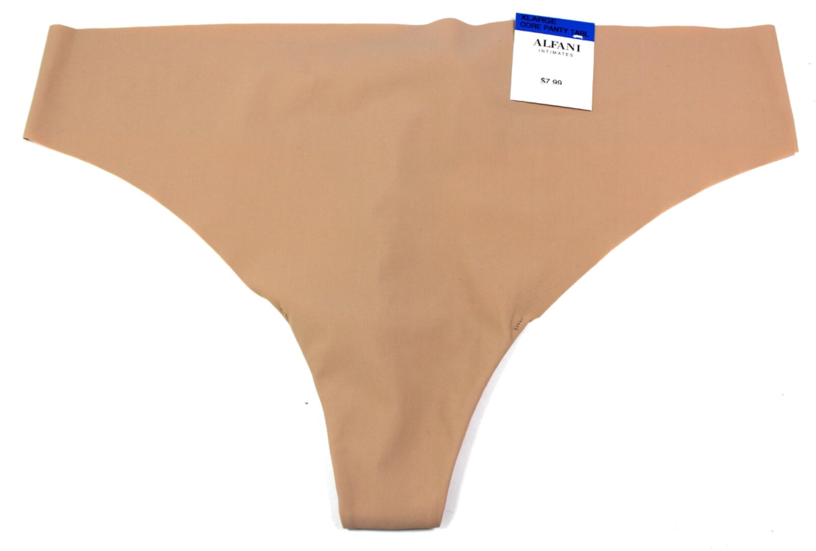ALFANI Laser-Cut Thong Panty Underwear Size XL Late Cafe