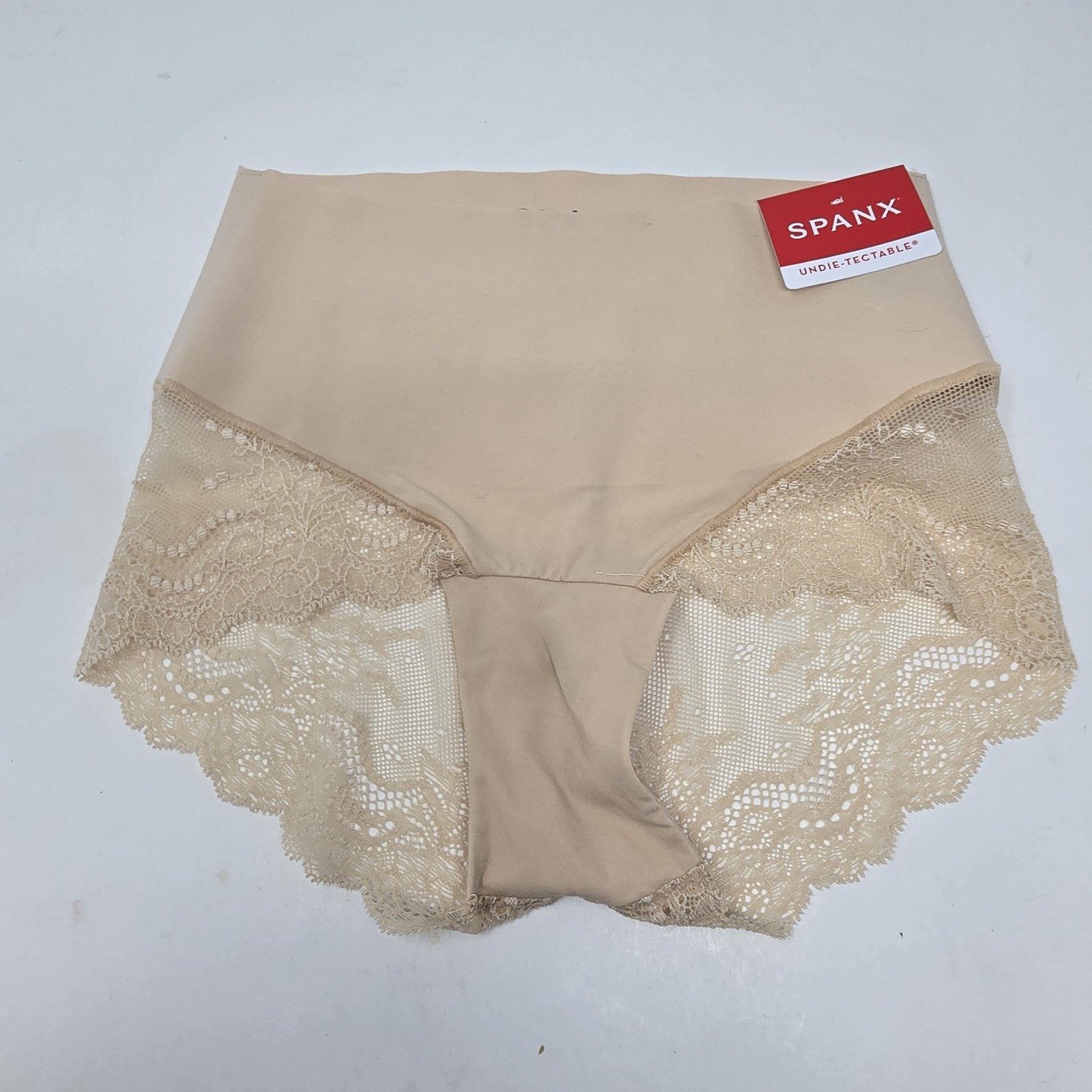 SPANX Womens XS Soft Nude Undie-tectable Lace Hi-Hipster SP0515 Panty