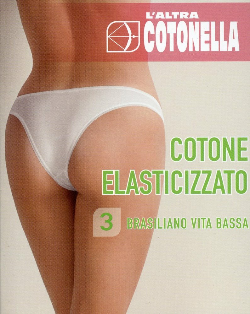 3 Brazilian Women’s Low Waist Stretchy Cotton Cotton Briefs 3942