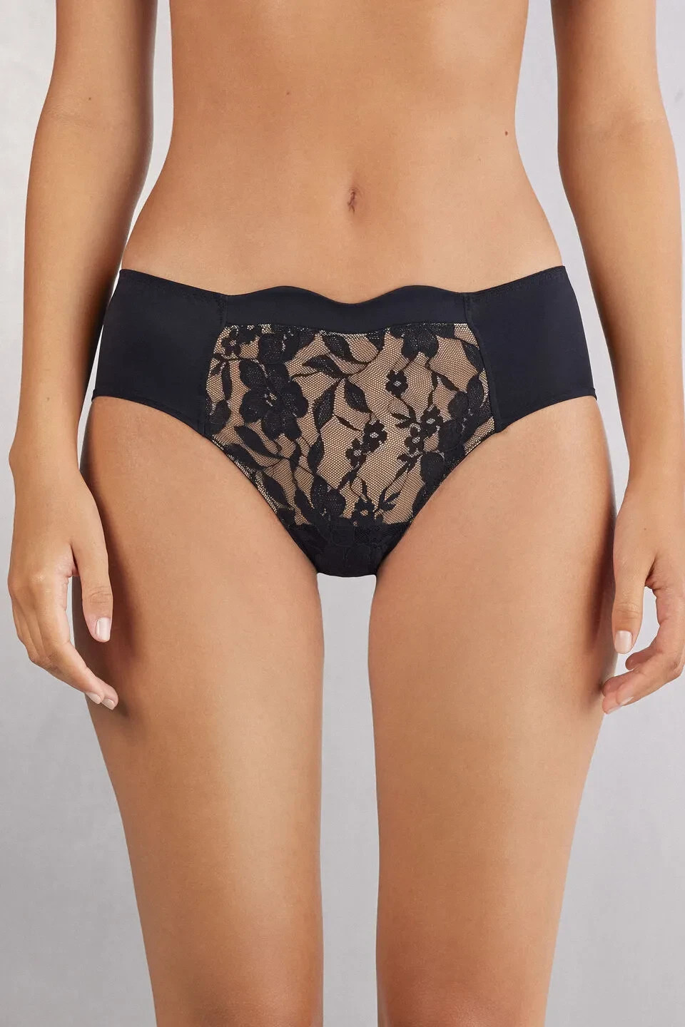 NEW Intimissimi The Art of Romance Briefs Black Size S