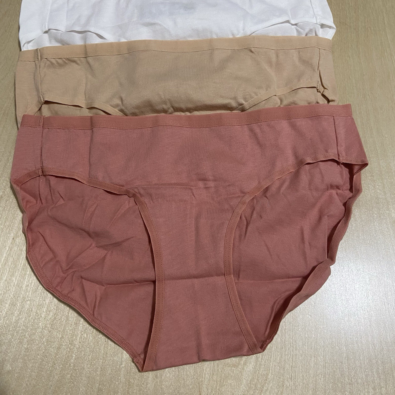 Auden Women’s Size Small (4-6) Soft 100% Cotton Bikini-Style Panties 6 Pack