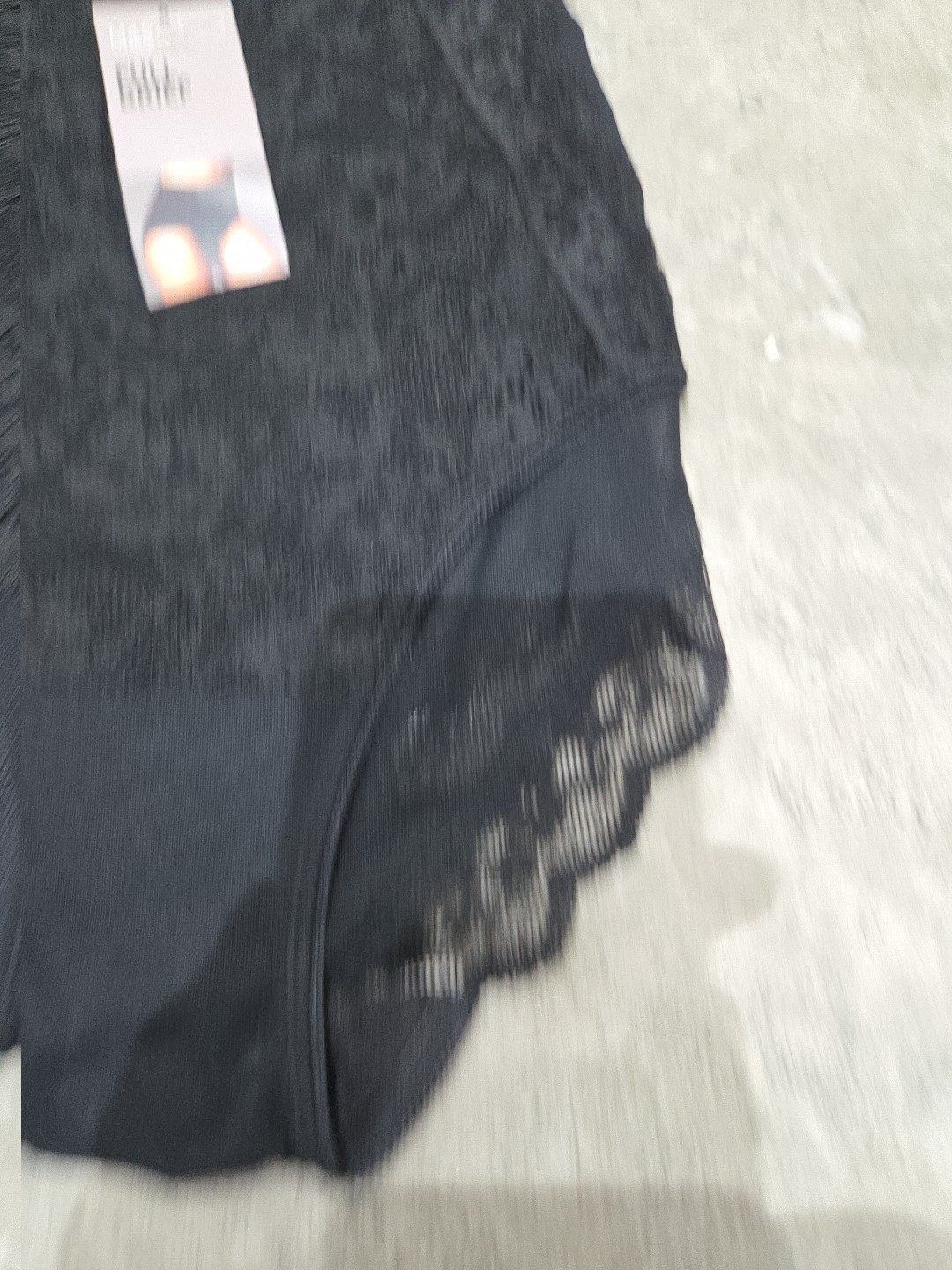 M&S 3pk Lace Full Briefs Knickers Size 22 BLACK