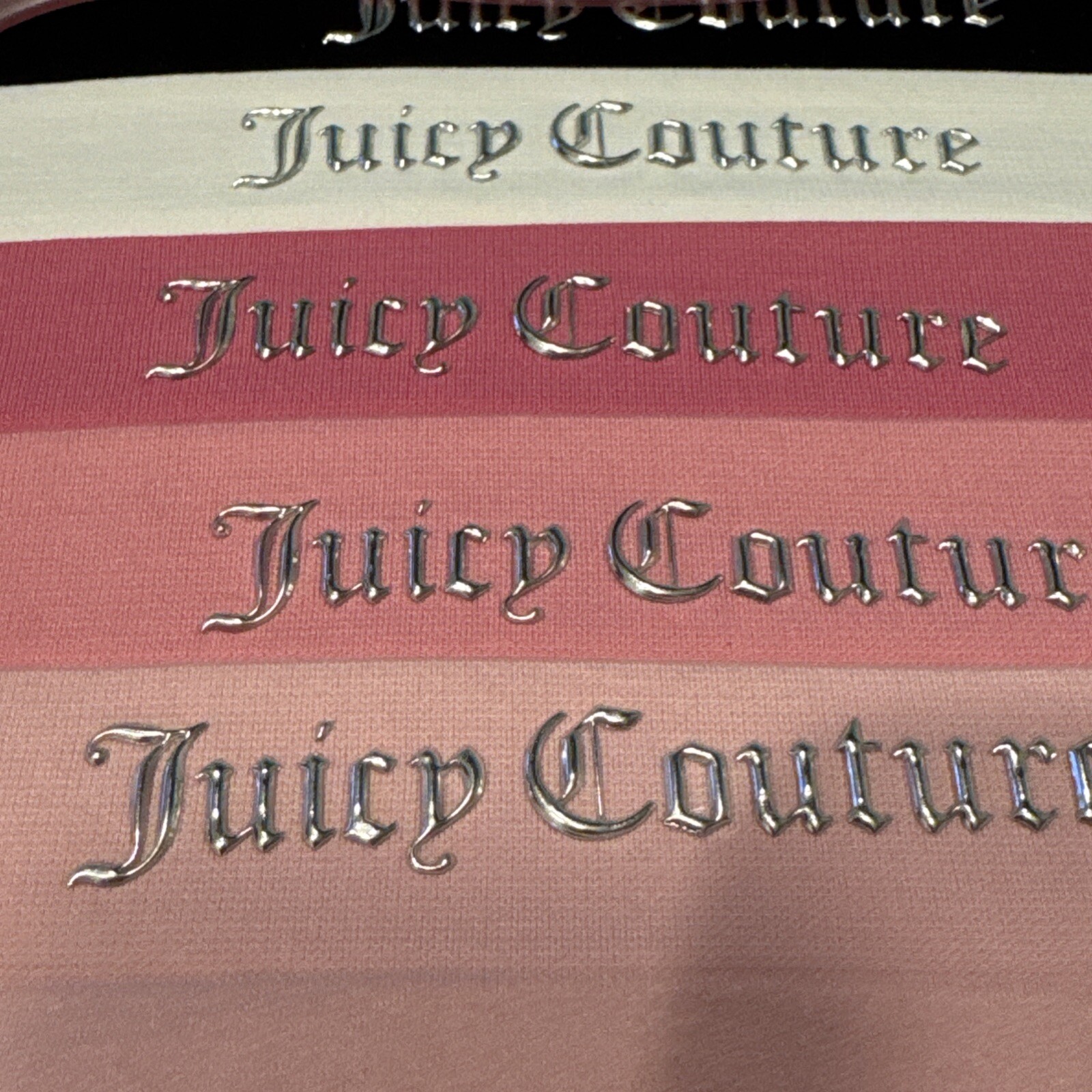 JUICY COUTURE INTIMATES 5 PACK Hipster PANTIES Medium NYLON SPANDEX