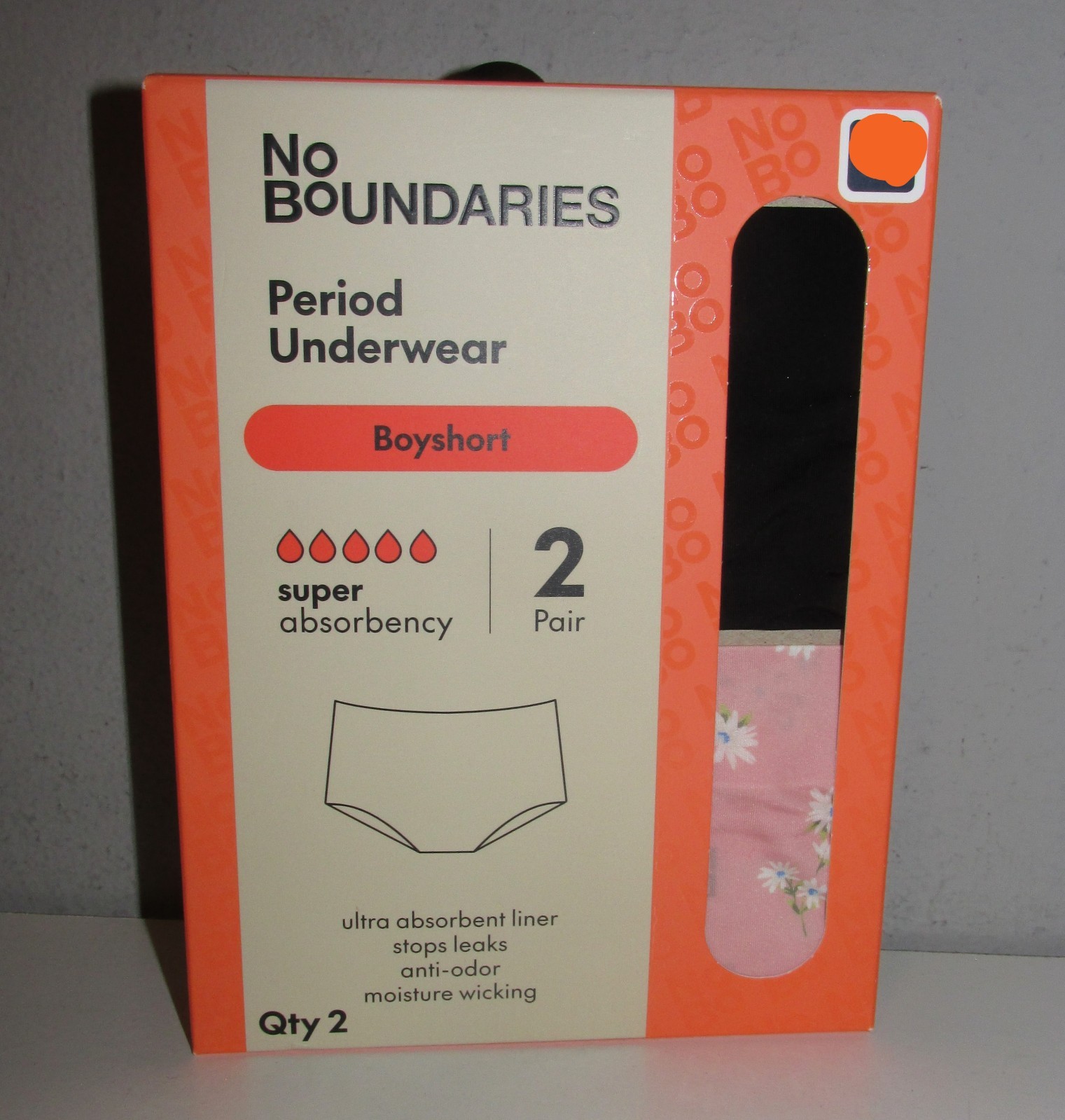 Womens 2 PACK Super Absorbency Period Panties (Size 2XL – 20) BRAND NEW W TAGS