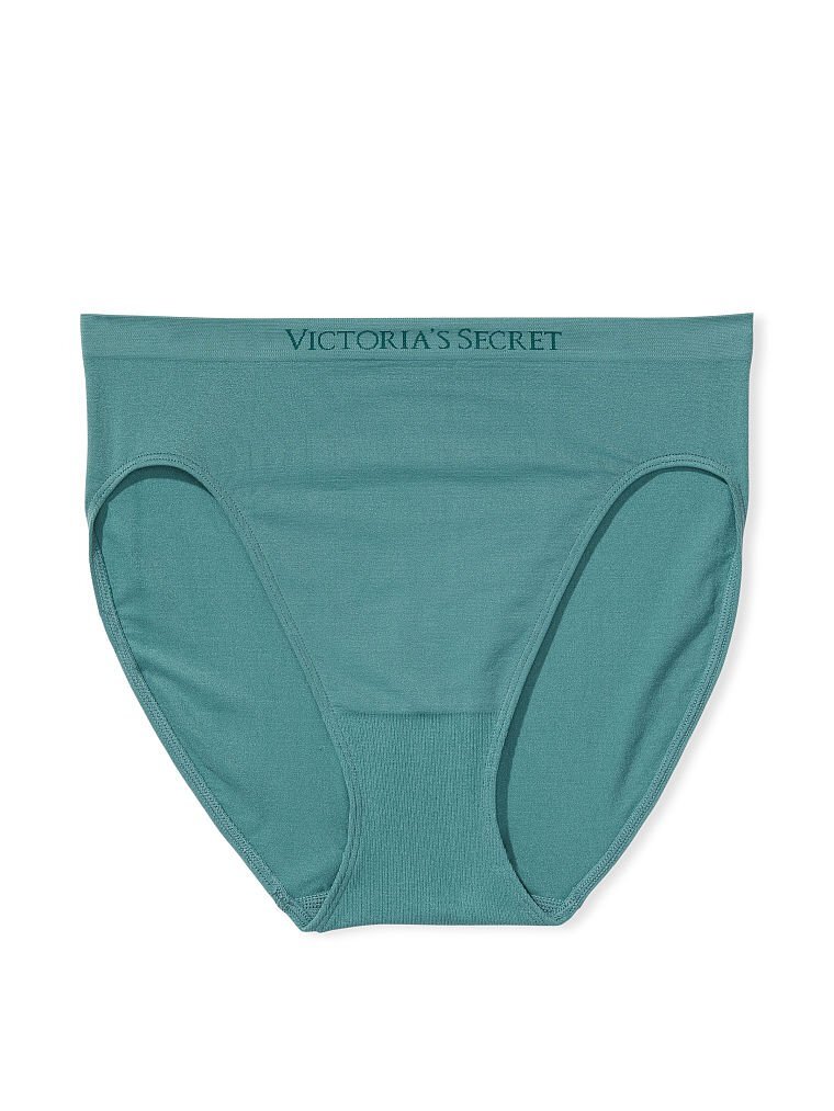 XL Sage SEAMLESS NOSHOW FULLCOVER Victorias Secret High Leg Waist Brief Panty