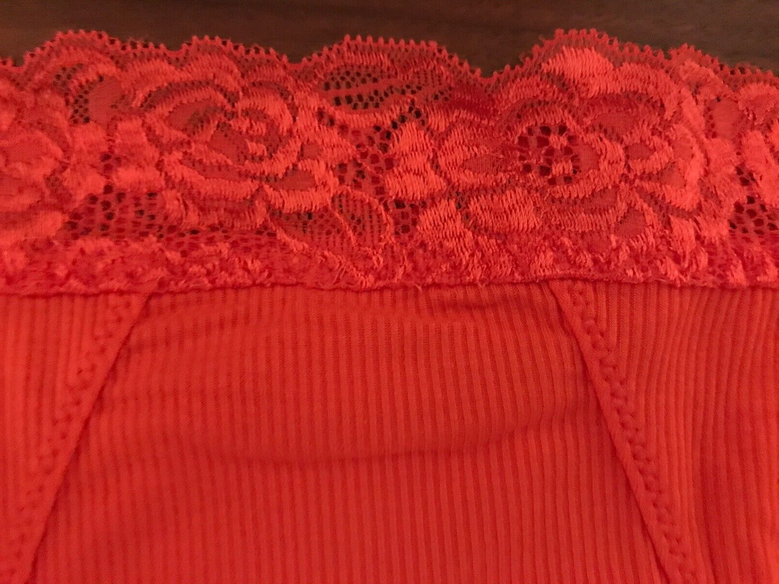 Kilo Brava Red High Leg Brief Panty XXXL*