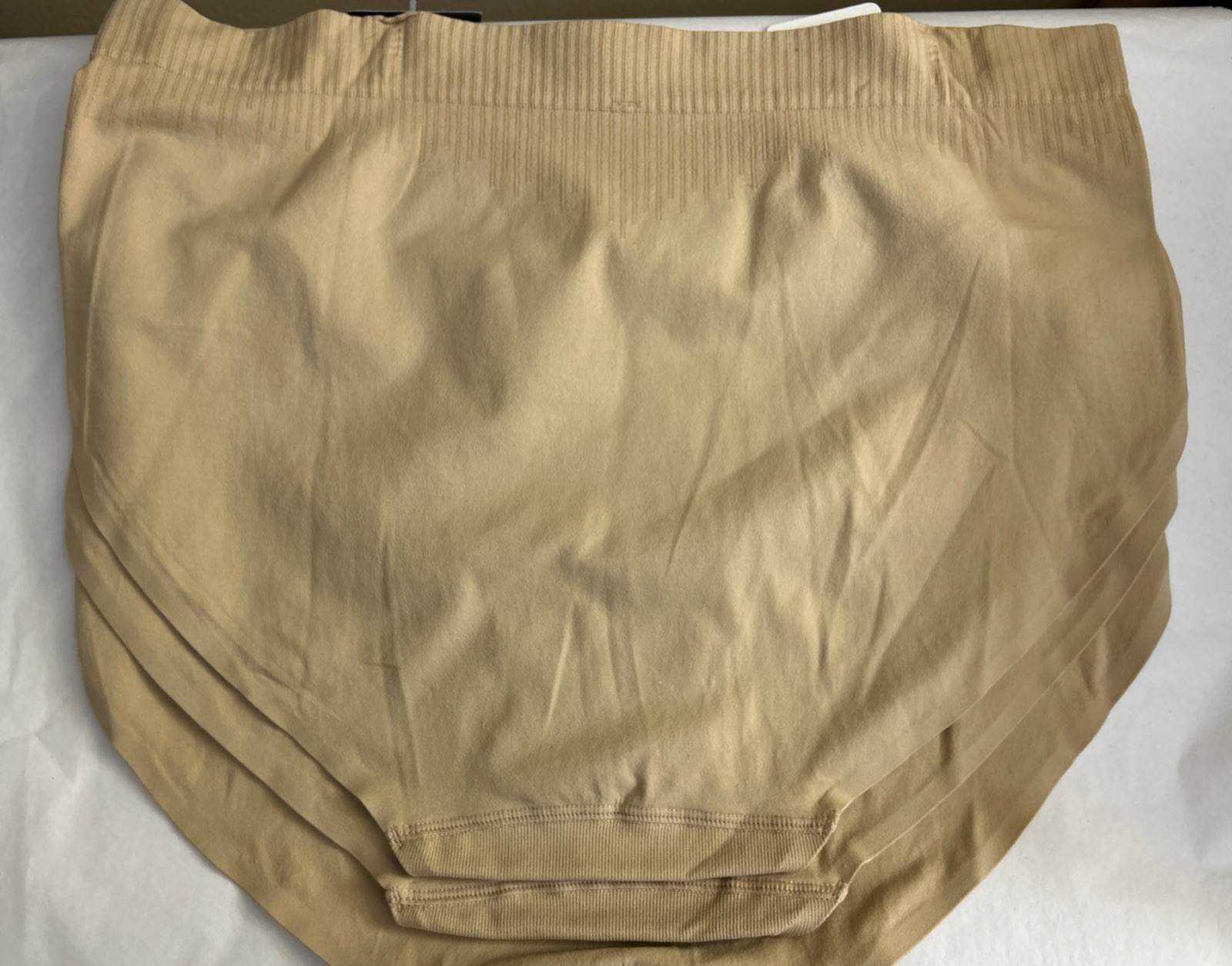New! Bali DFMSH3~Comfort Revolution Seamless Hi Cut Panty ~ 3 Pack~ Beige
