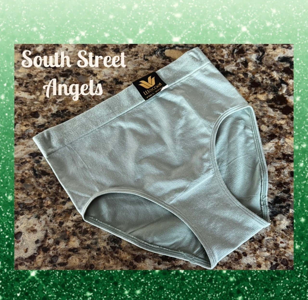 WACOAL 838175 ICEBERG GREEN ~ B-SMOOTH FULL BRIEF PANTIES ~ SIZE SMALL