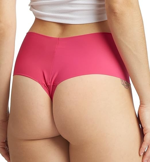 HANKY PANKY BREATHE SOFT HI-RISE THONG PANTY #6J1921B STRAWBERRY, SMALL, NWT $25