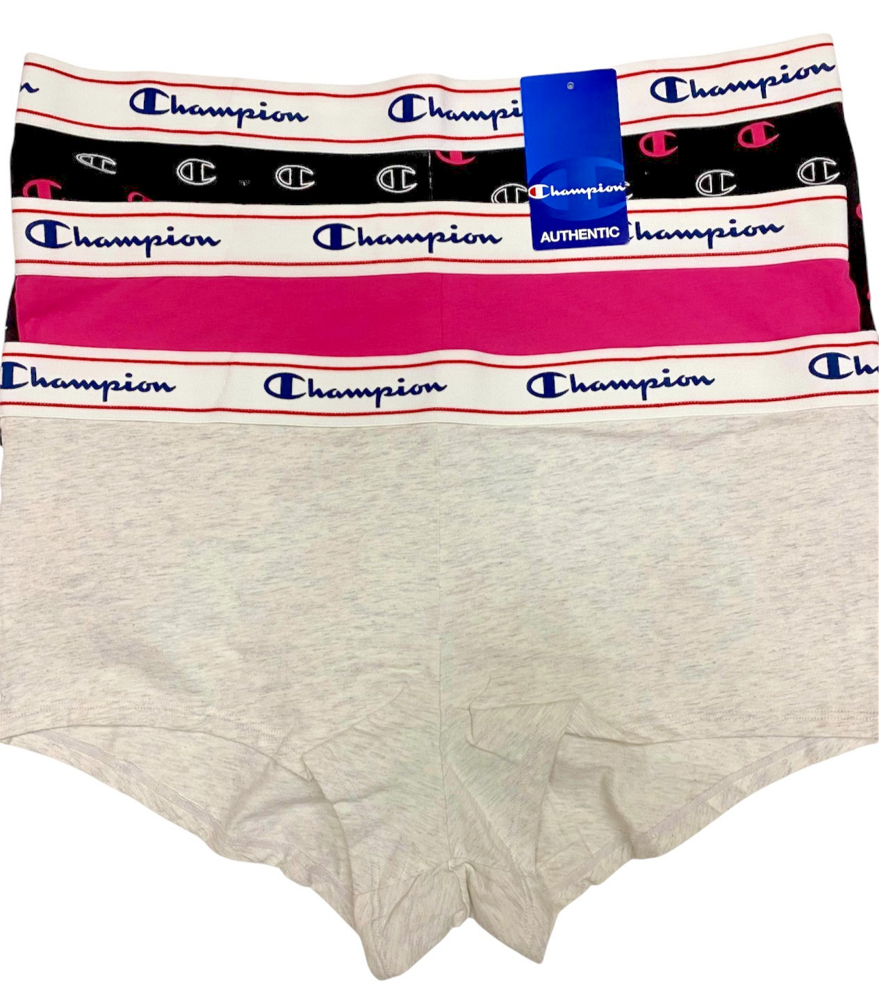 Champion Women’s 3 Pack Boyshorts Underwear Multicolor – 2XL