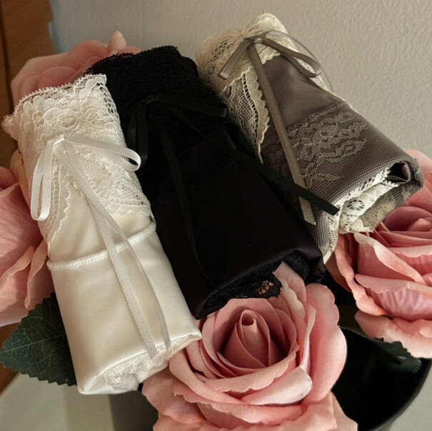 5 Pack Lot Sexy Ladies Womens Lace Satin Panties Underwear Briefs Lingeries Soft