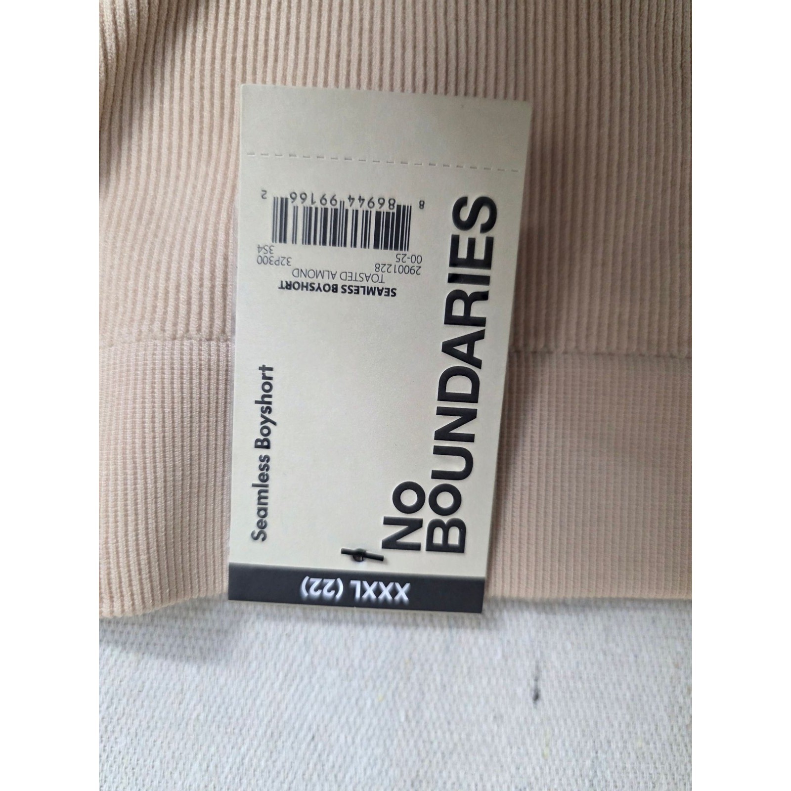 No Boundaries Womens Panty Bundle XXXL 22 Thong Boyshort Brief 3 Pack New