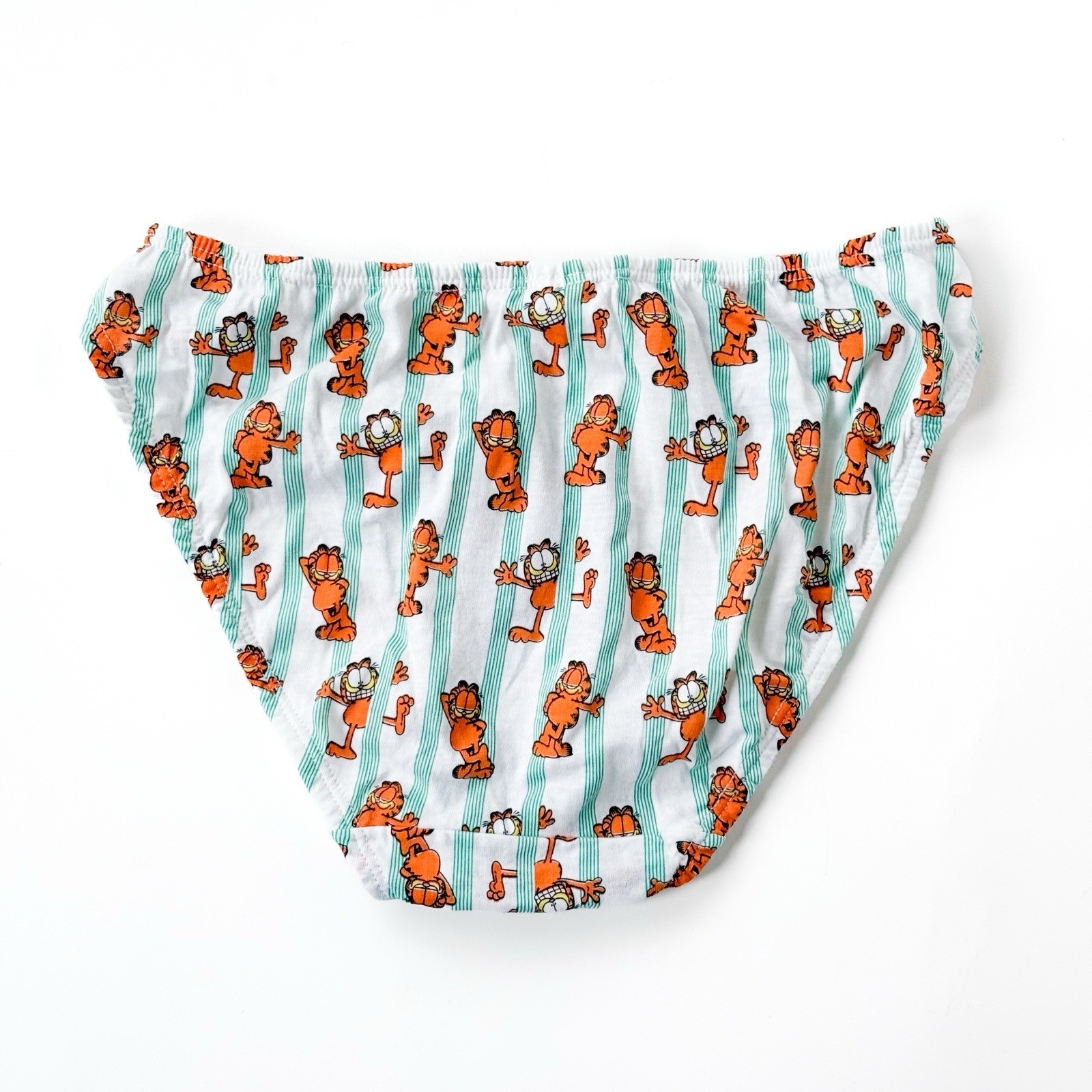 Vintage 80s/90s Garfield Women’s 7 Bikini Underwear Panties Cartoon Graphic NOS