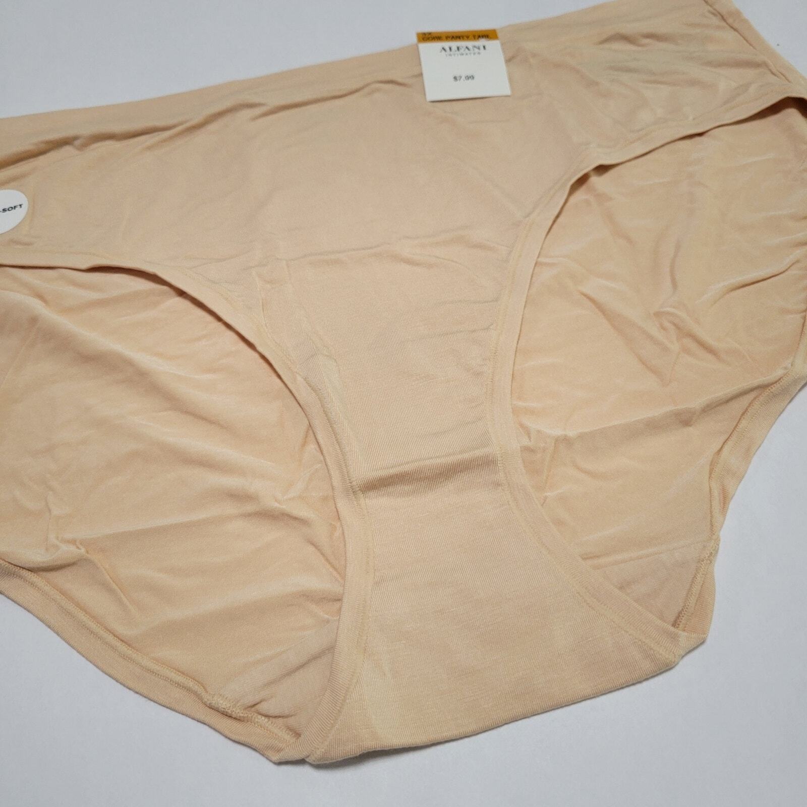 Alfani Ultra Soft Mix-and-Match Bikini Underwear Cream Ivory NWT Plus Size 3X