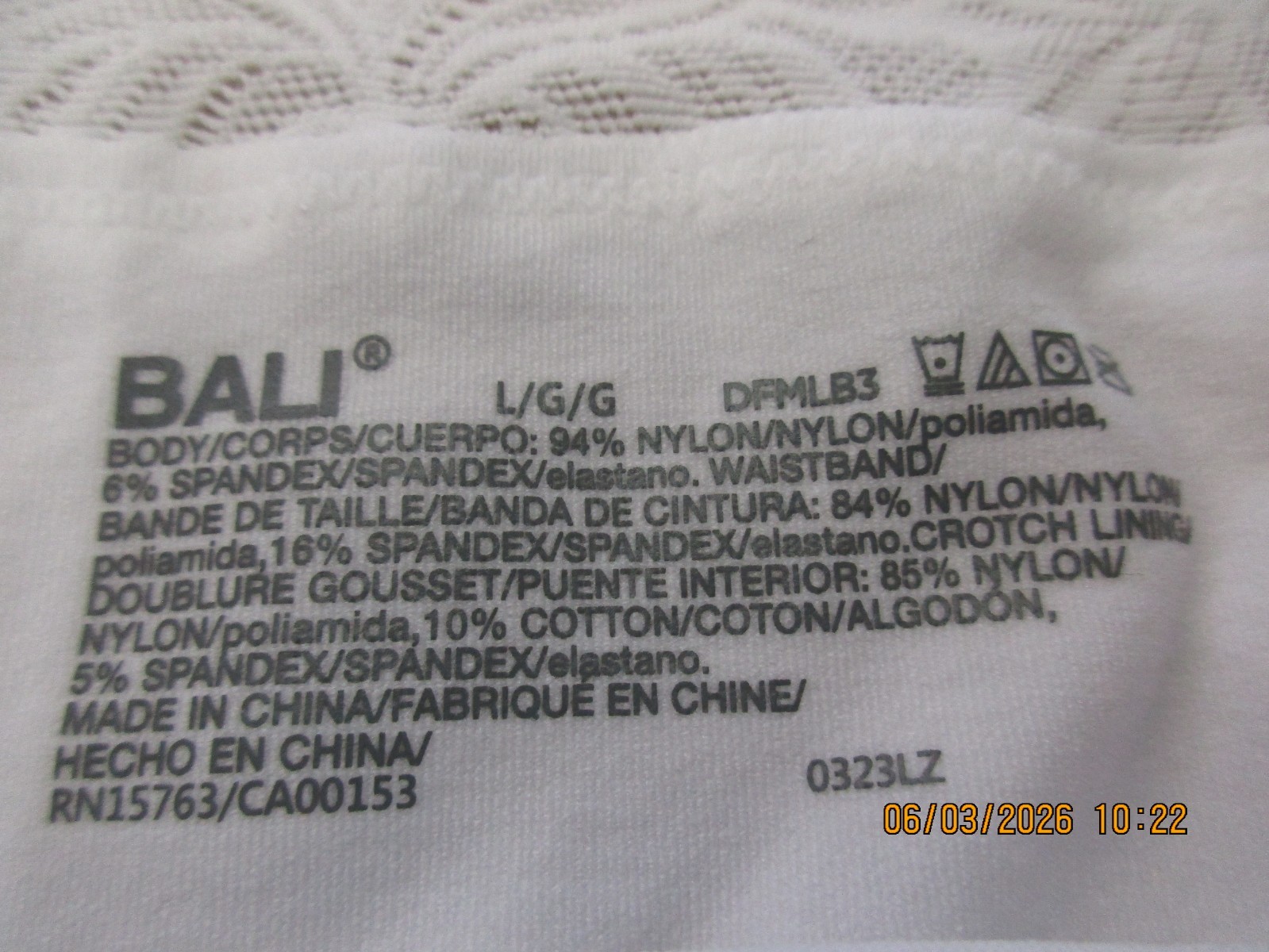 Bali Brief Panties Soft Seamless Comfort Size 7 L Large 2 Pair New FREE Shipping
