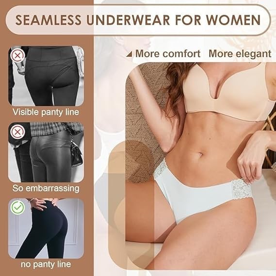 6 Tangas de Encaje suave Floral Ropa Interior Sexy Bragas de Moda para Mujer,,,
