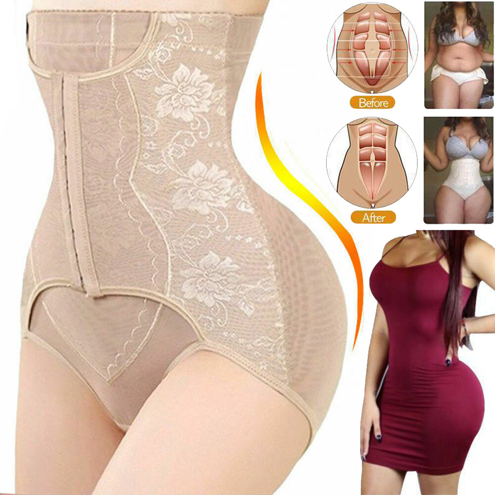 Fajas Colombianas High Waist Shapewear Tummy Control Body Shaper Girdles Panties