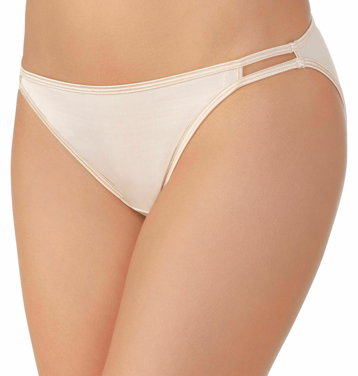RADIANT VANITY FAIR 3 PACK BIKINI STRING PANTIES BLACK,BEIGE, CREAM 10 XXXL
