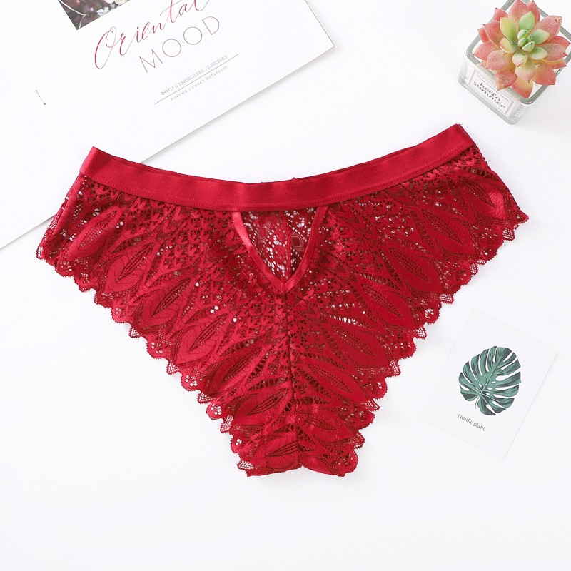 4 Pack Lot Sexy Womens See Through Lace Panties Underwear Lingerie Cheeky Thongs