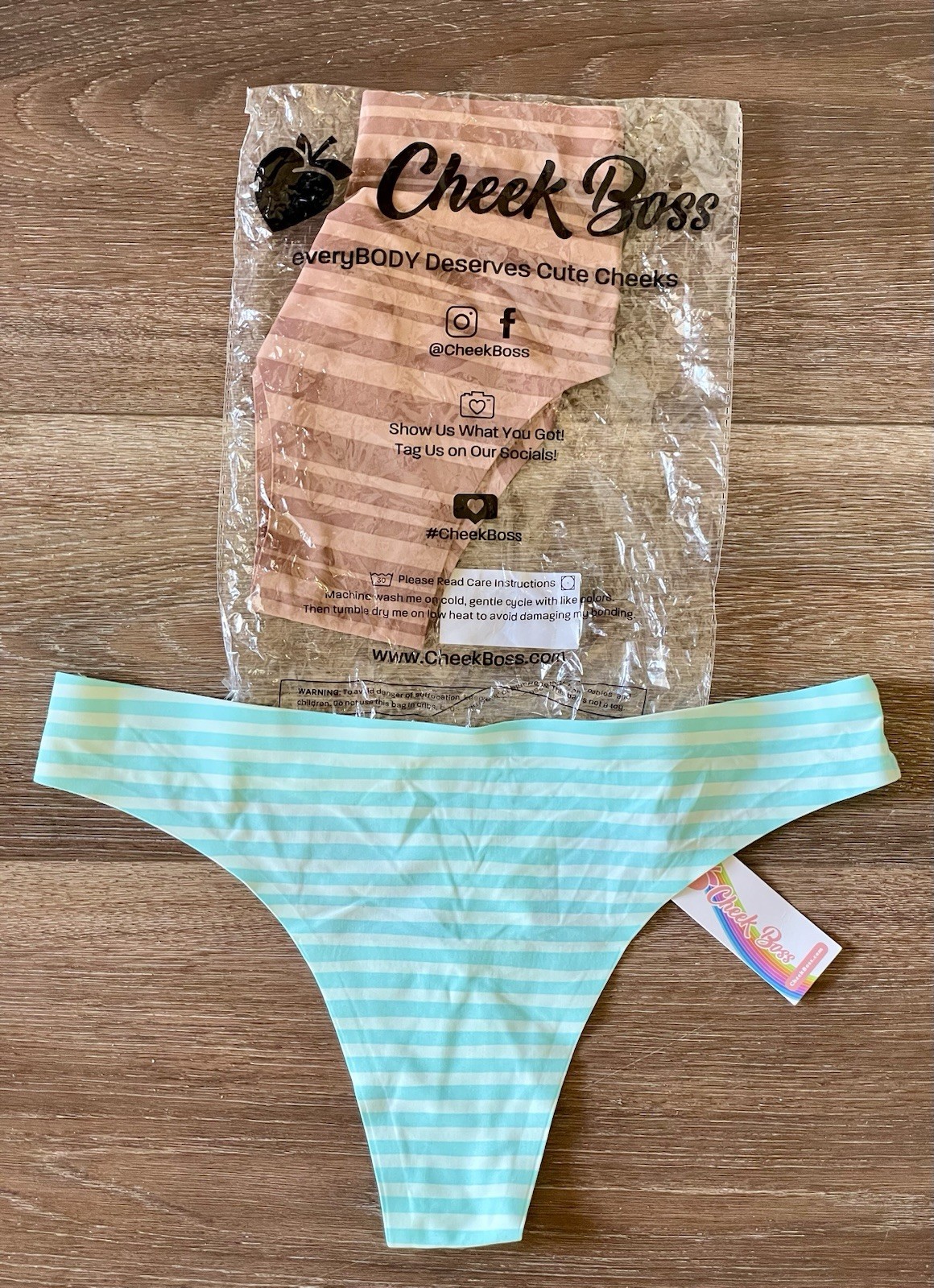 Cheek Boss Women’s Thong Panties Underwear size Medium Lot Of 2 NWT