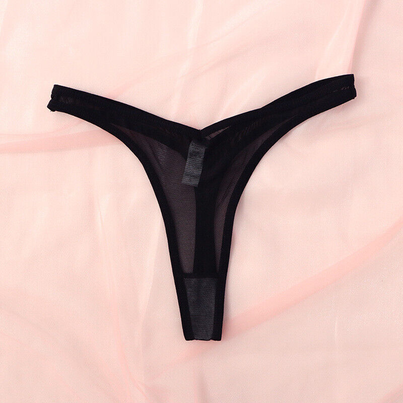 1/5 Pack Lot Womens Sheer G-string Panties Thongs See Through Briefs Underwear