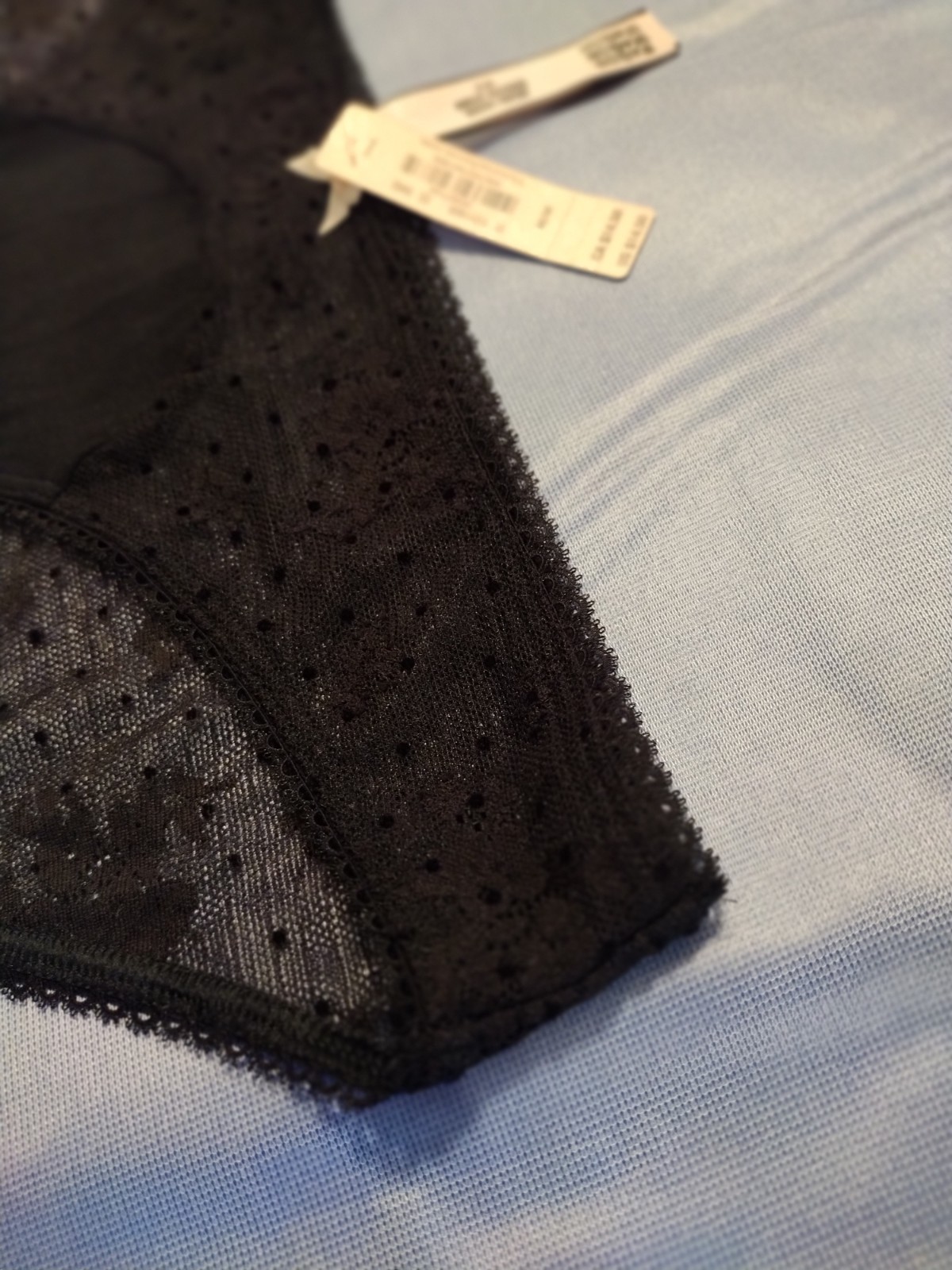 Victoria’s Secret Bikini Jersey Black Stretch Panty Size M / M 170/72A BNWT