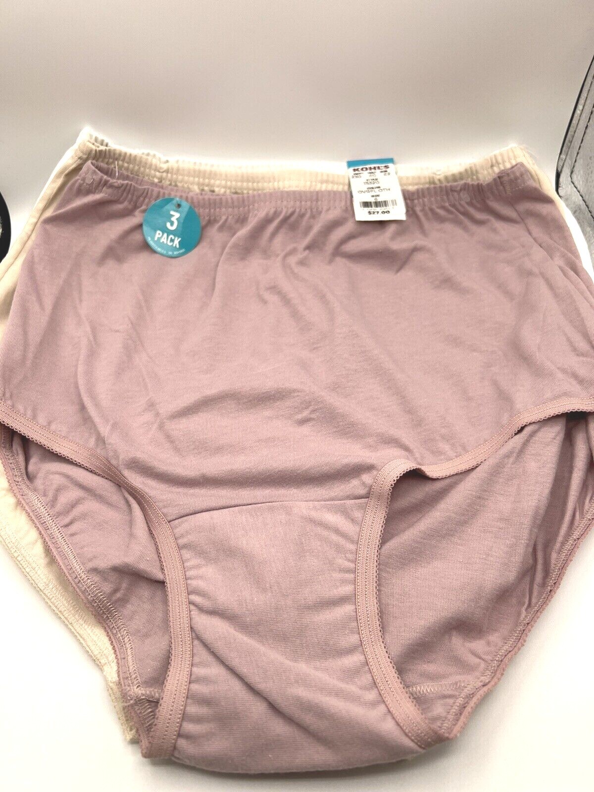 Vanity Fair 3 Pairs Perfectly Yours Classic Brief Size 6/M Mixed Lot 15320 NWT