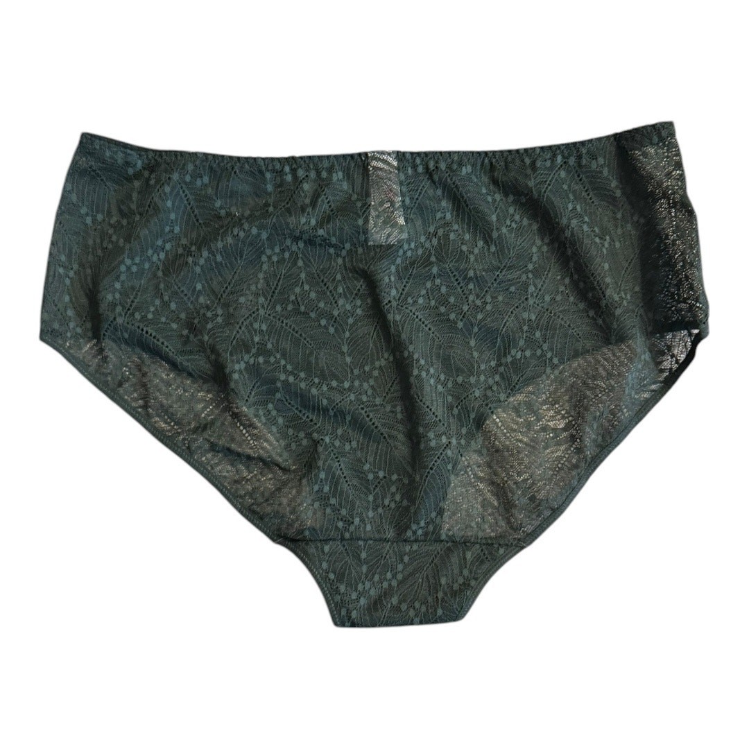 Simone Perele Comete Retro Brief Panty Icon Green Size 5 2XL