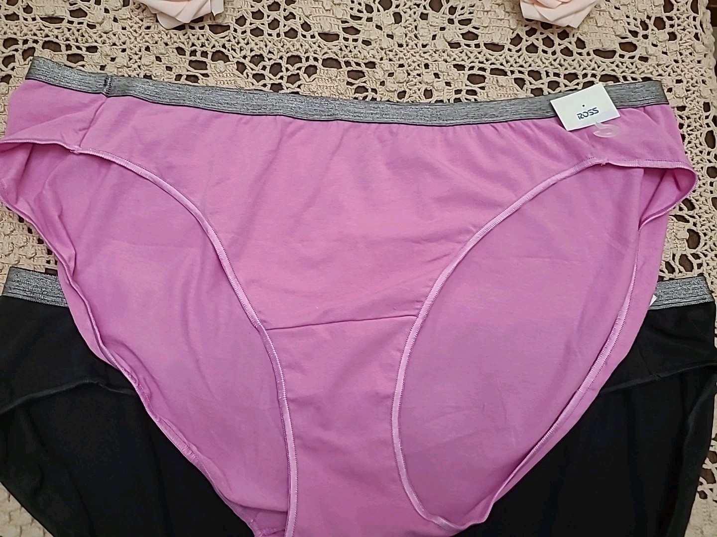 Hanes Women’s Hi-Cut Panties Size 12 ~ 2-Pk Breathable Cotton Tagless NWT