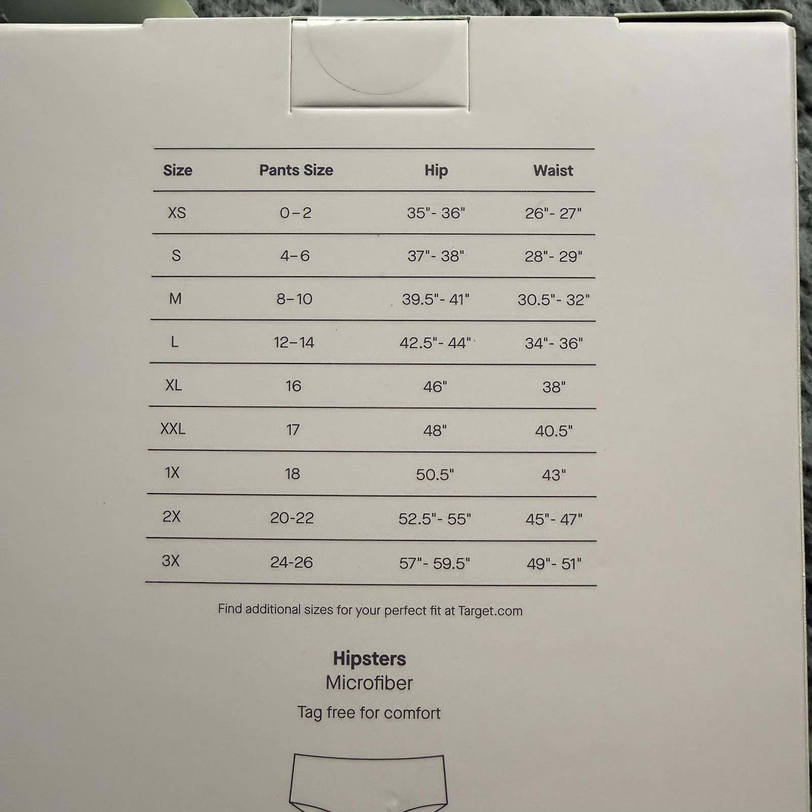 Auden Microfiber Hipster Panties Womens Small S 4-6 6 Pack Tag Free Multicolor