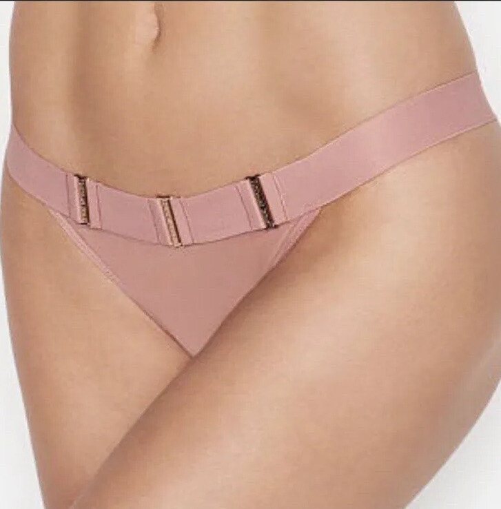 Victoria’s Secret Link Hardware Brazilian Panty Rose Clay Medium