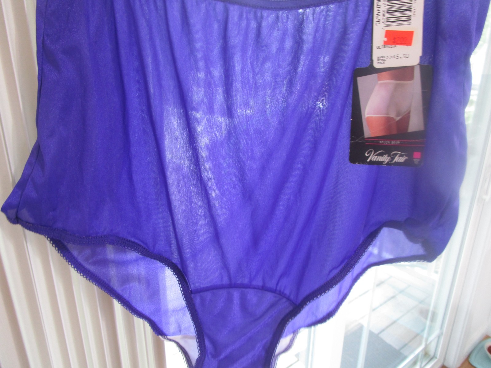 Vintage Vanity Fair Full Brief Granny Panties, Ultraviolet, #15712 size 6