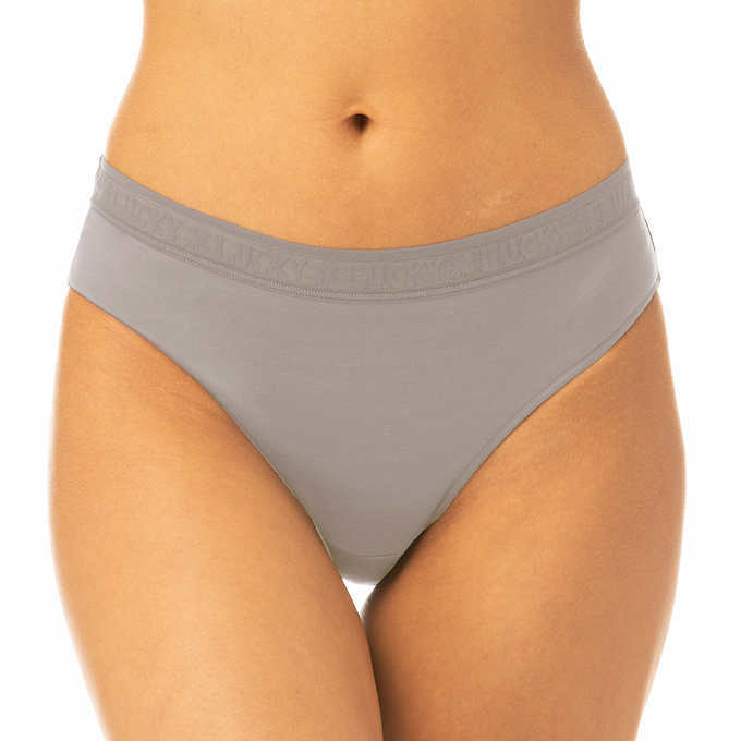 Lucky Brand Ladies’ Hi Cut, 5-pack Ultra Soft Full Coverage Panties C42