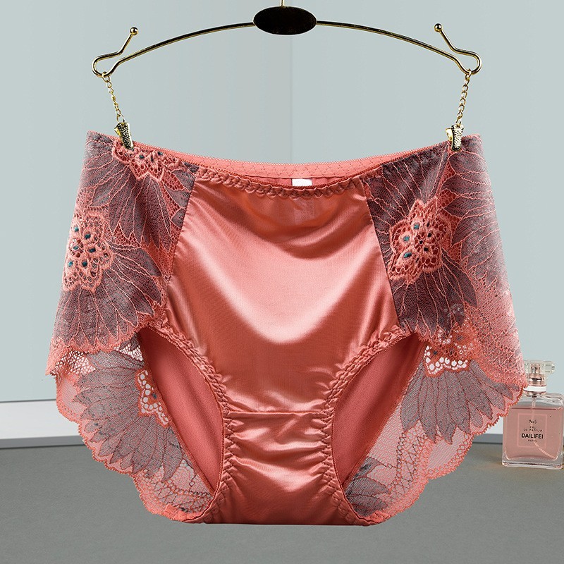Sexy Pink Red Lace XL (Waist 30.5-38.5 inches) Panties U S Seller