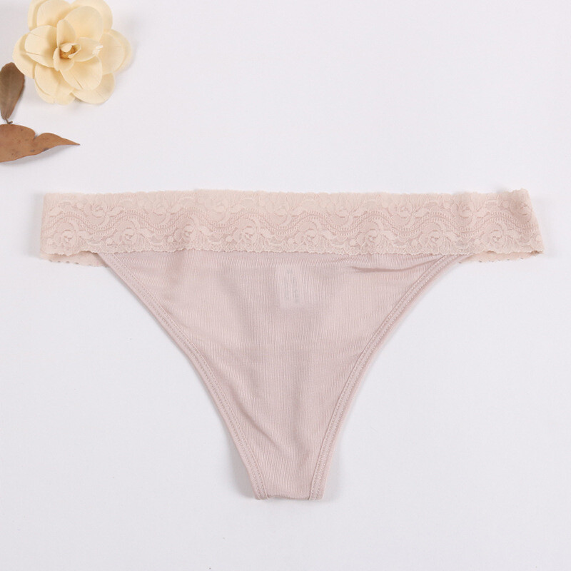 3 Pairs/lot 100% Mulberry Silk Thong Women Bikinis Briefs Thin Silk Sexy Panties