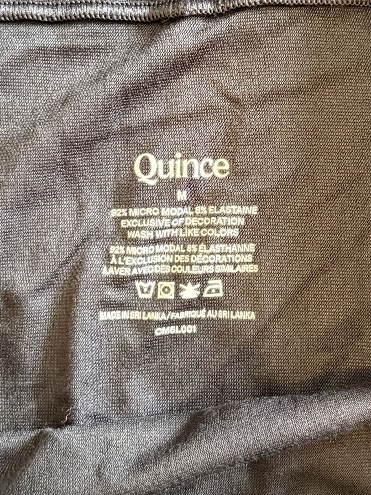 NWT Quince Micromodal Maternity & Postpartum Brief (6-pack) in Black – Medium