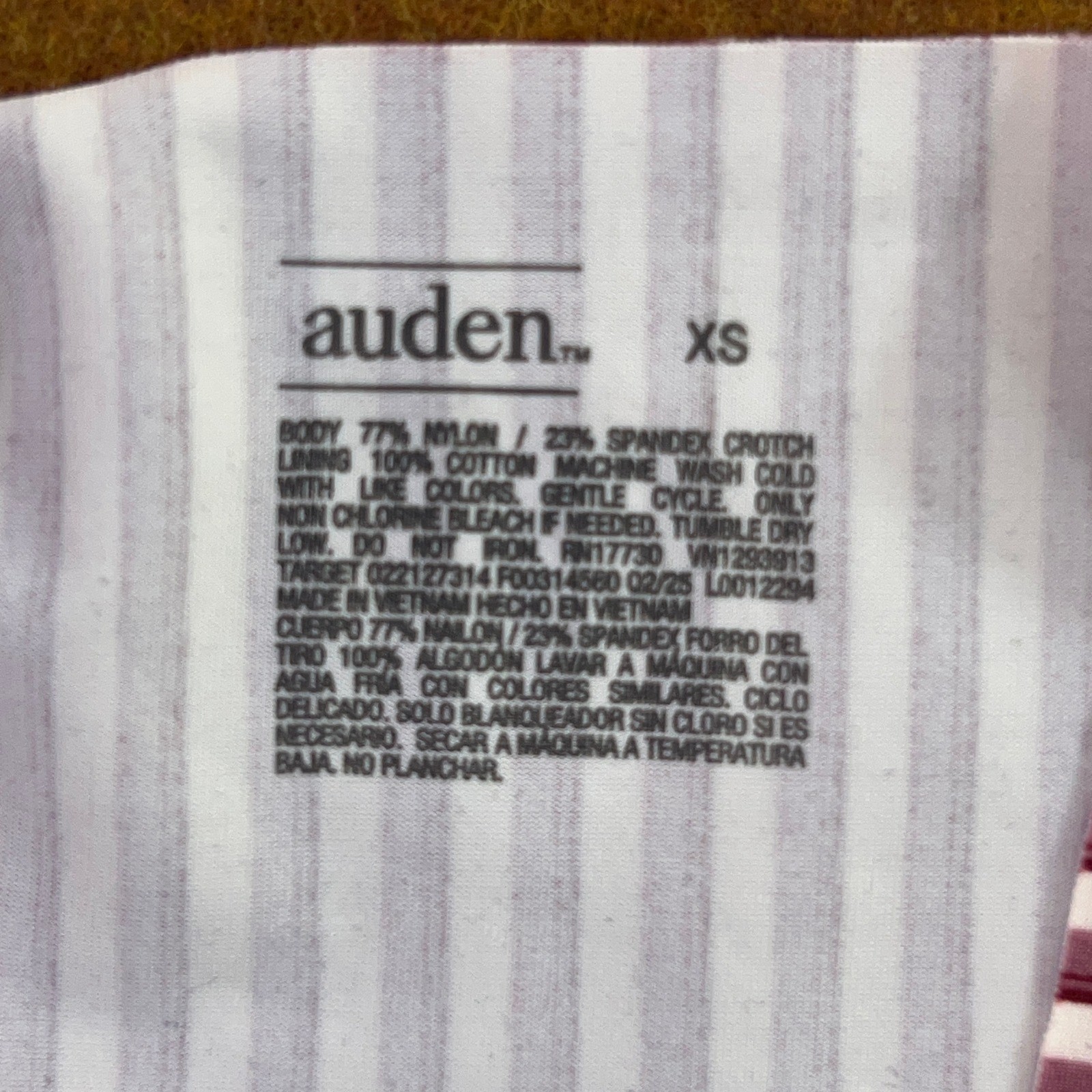 Auden Womens XS Multicolor Seamless Laser Cut Thong Panty 5 Pack New *Flaw