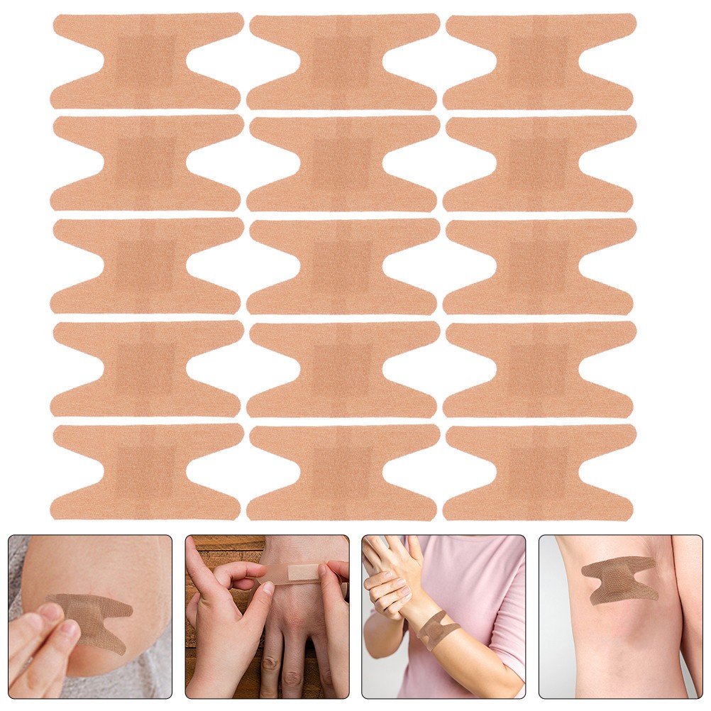 50Pcs Reusable Fabric Adhesive Bandages Breathable Waterproof Joint Wound Care