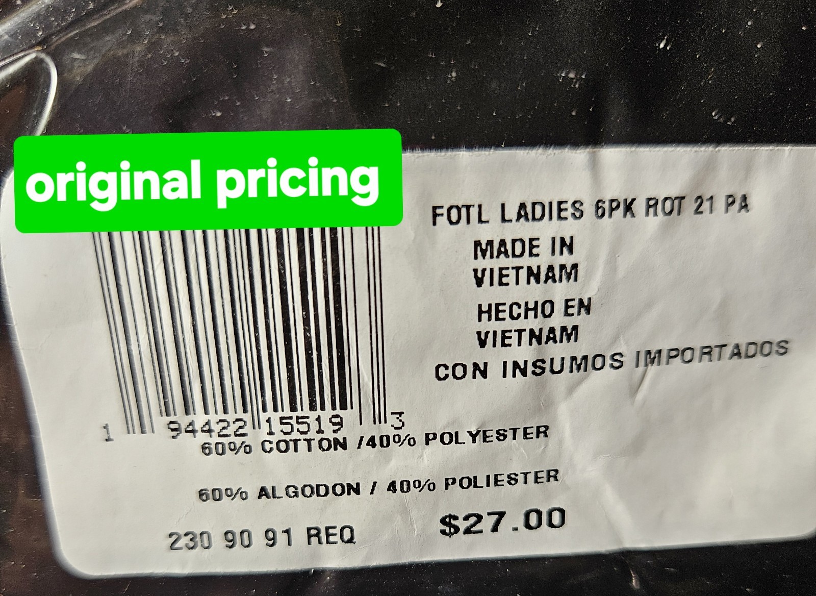 SZ 8 WOMEN’S Fruit of the Loom Signature ULTRA SOFT HI-CUTS 5PK Hi Society Gift