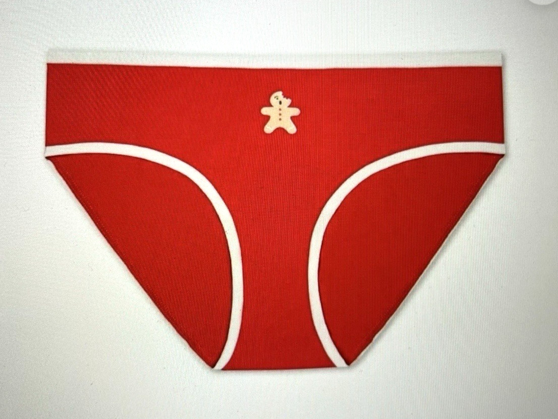 NIB~HOLIDAY TIME Christmas Hipster Underwear~ 7 Pack Women size S (8-10) Panties