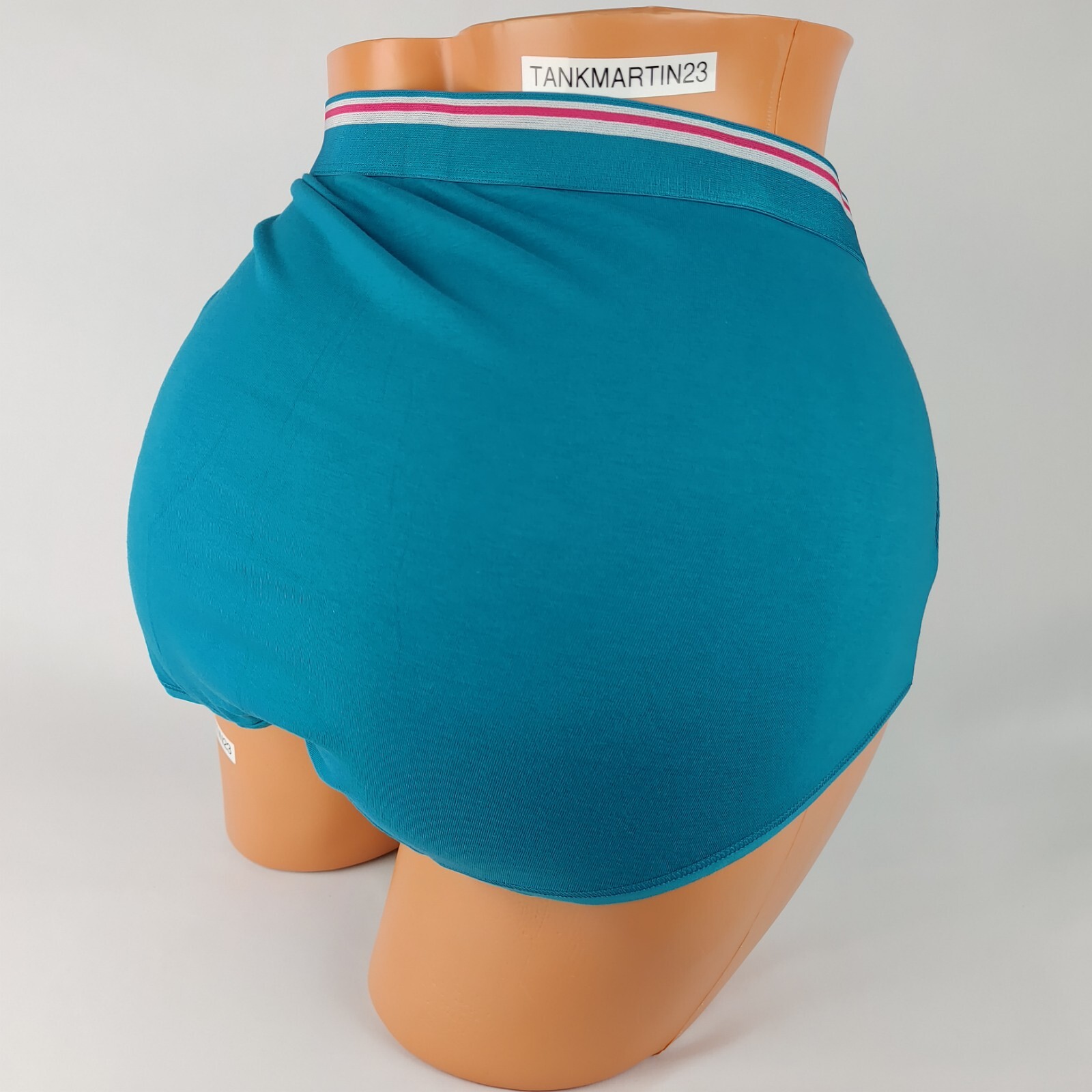 LANE BRYANT CACIQUE 18/20 TEAL BLUE SOLID COTTON FULL BRIEF PANTIES PANTY PLUS