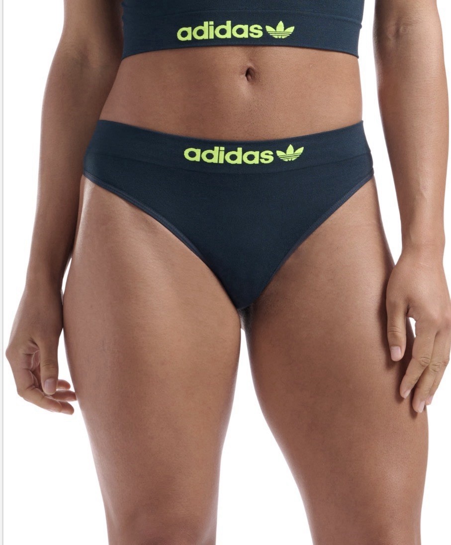 Adidas Intimates Women’s Seamless Hipster Underwear Arctic Night, Size- Large