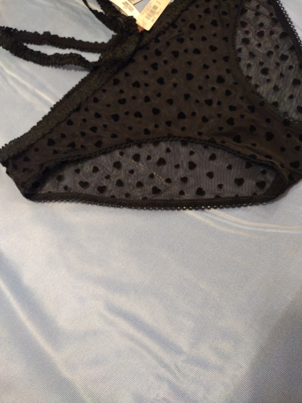 Victoria’s Secret Stretch Sheer Heartbreaker Bikini Panty Black Size M 170/72A
