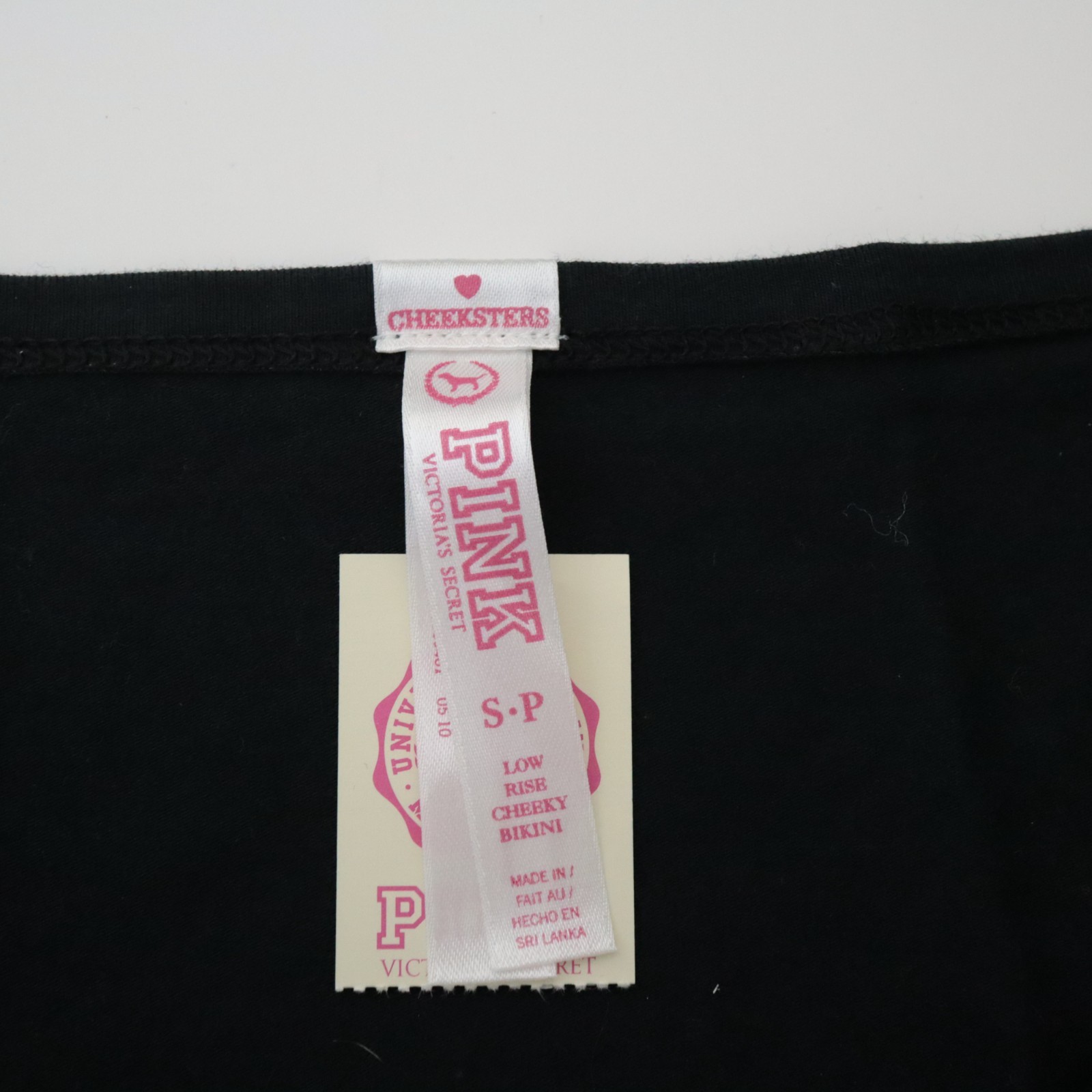 NEW Victoria’s Secret VTG PINK Ruched Cheeky Bikini Panties SMALL