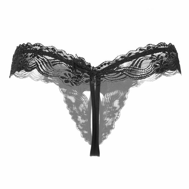 Sexy Women’s Crotchles Pearl Panties Lace Thongs G string Lingeries Underwear