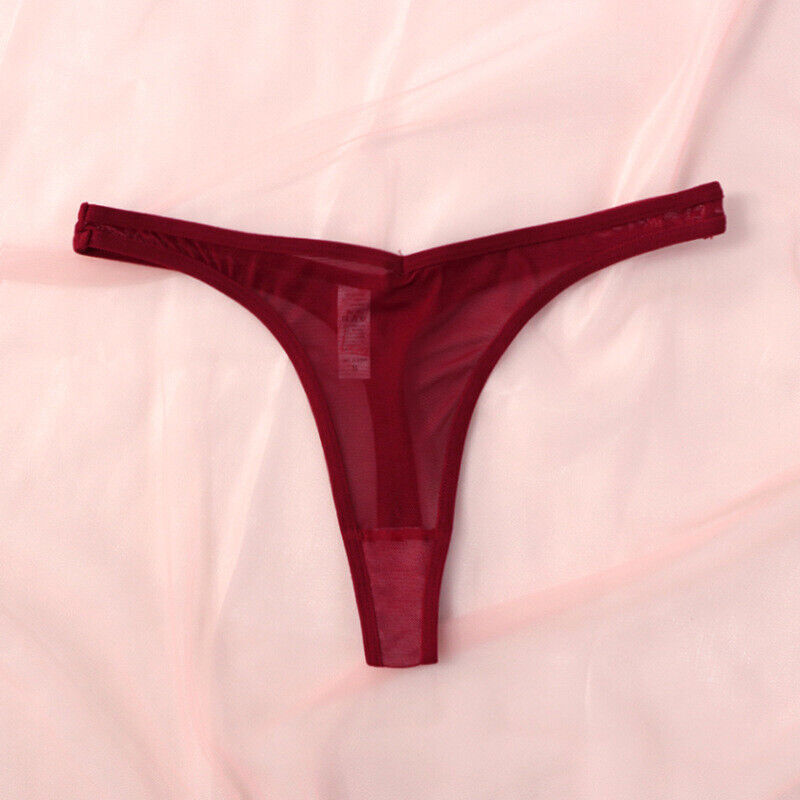 1/5 Pack Lot Womens Sheer G-string Panties Thongs See Through Briefs Underwear