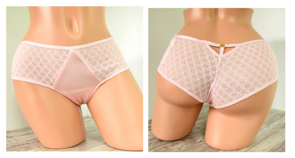 Victoria’s Secret LARGE *VERY SEXY* ICON LACE CHEEKY PANTY *Pretty Blossom*