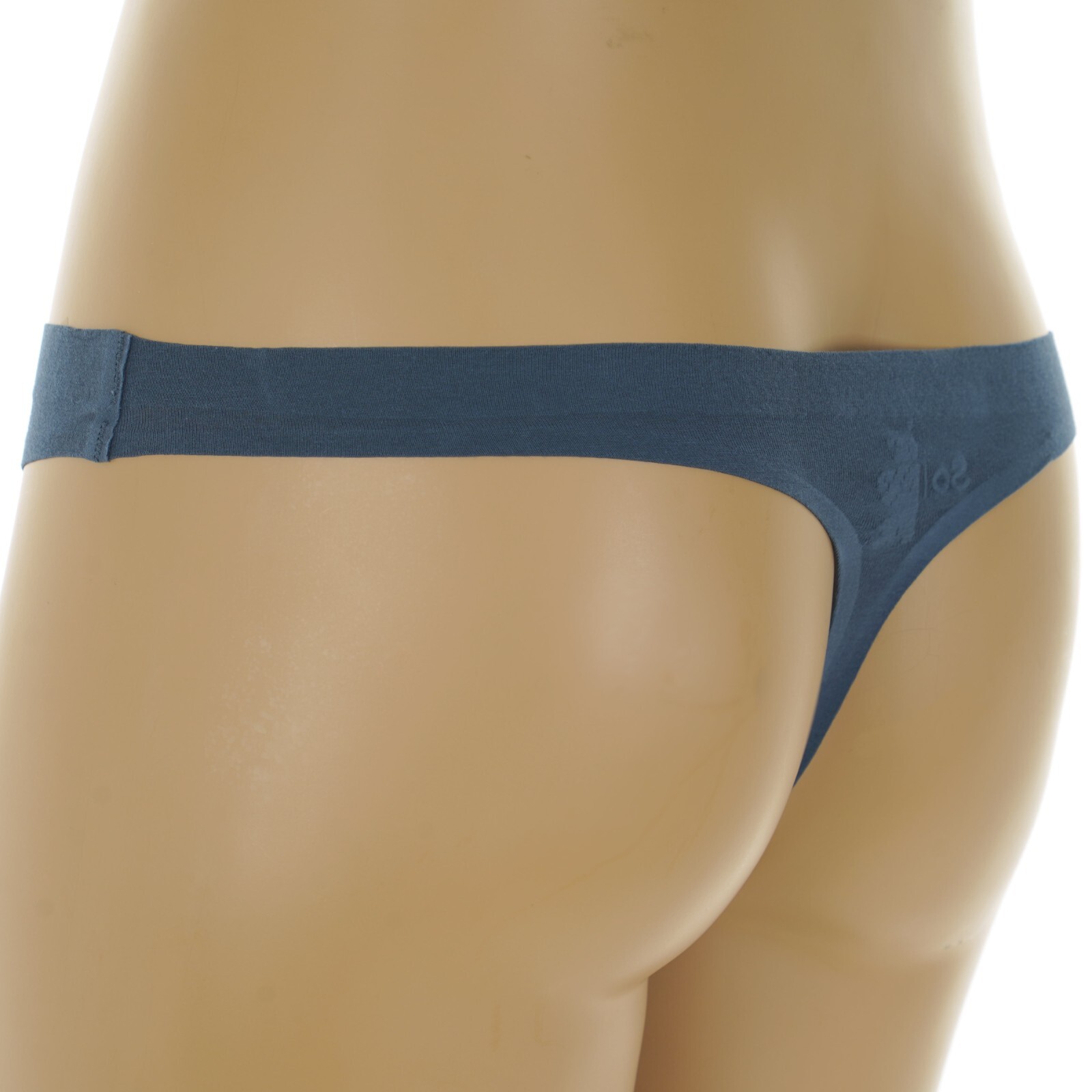 SO INTIMATES Junior’s Size 11-13 LARGE Bonded Cotton GRAY THONG Panties SO83-005